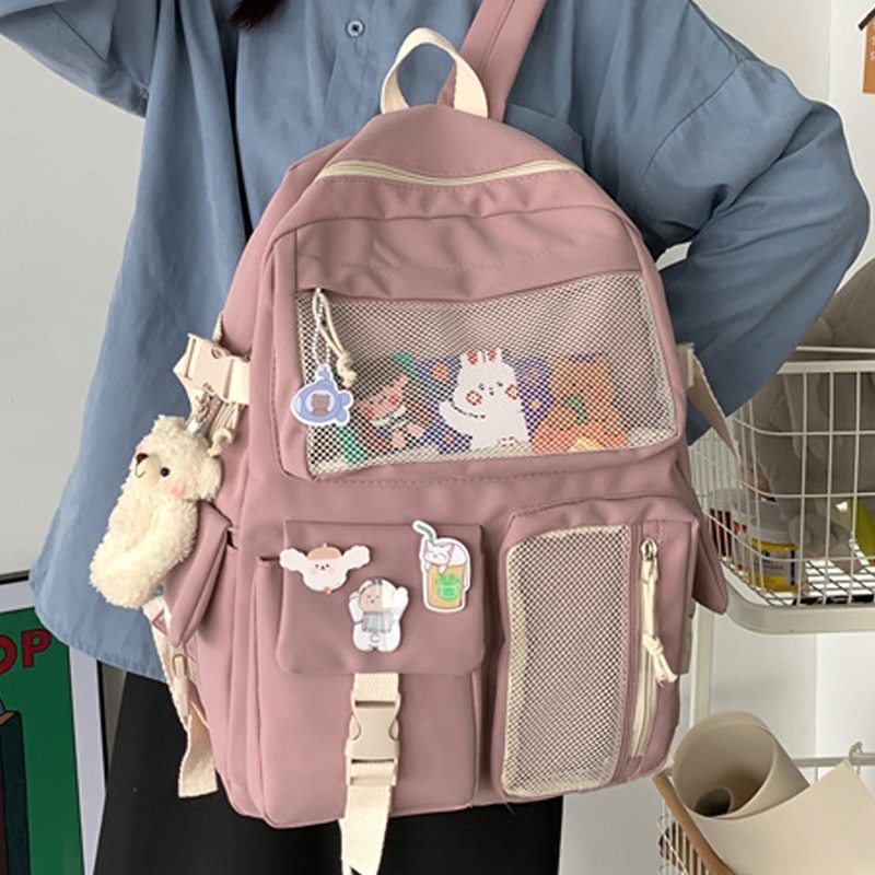 Large-Capacity Junior High School Students Take The Harajuku Backpack Trend