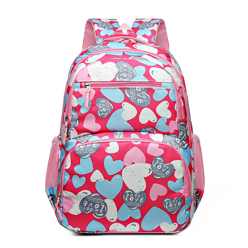 Student Schoolbag Children's Portable Burden Alleviation Large Capacity Backpack