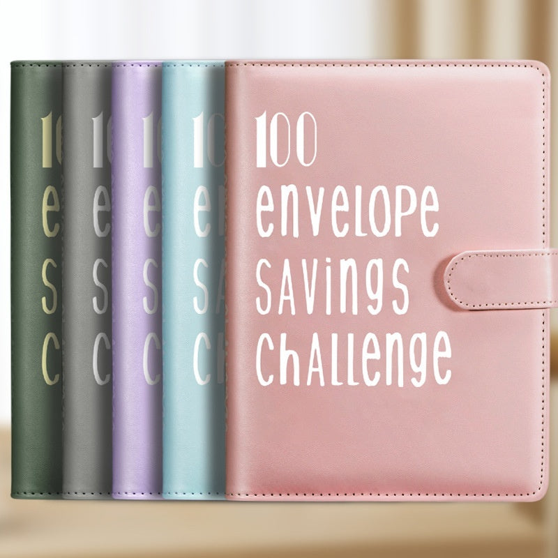 Couple Challenge Save Money Deposit And Savings Journal Book Loose-leaf Binder