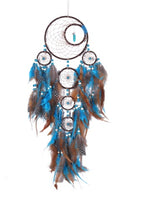 Five Rings Dream Catcher Feather Pendant Fashion Home Wind Chime